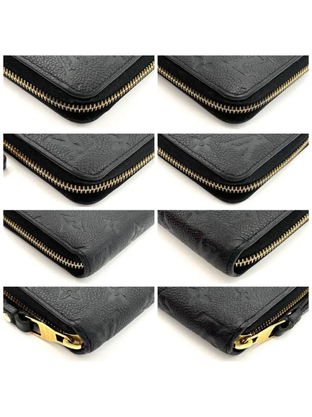 Louis Vuitton Wallet Zippy Monogram Black